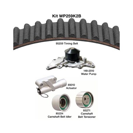 Dayco 97-03 Mitsubishi 3L Water Pump Kit, Wp259K2B WP259K2B